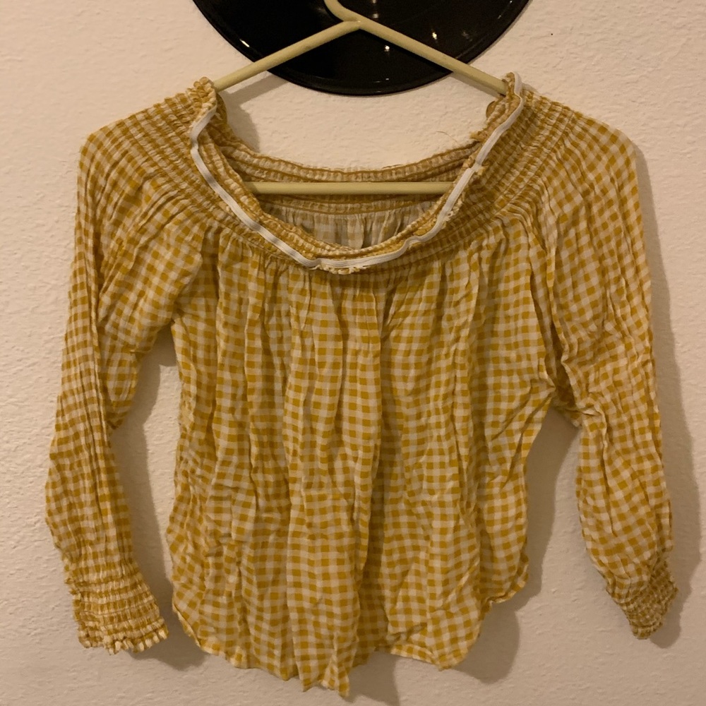 Long Sleeve Off the Shoulder Blouse